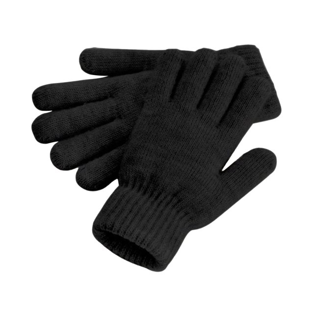 Beechfield Cosy Cuffed Marl Ribbed Winter Gloves