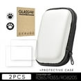 thumbnail image 4 of Storage Bag for R36S/R35S/RGB20S Game Console, Hard Case and Protective Film，Carrying Case with Tempered Glass Screen Protector Game Console Accessories, 4 of 11