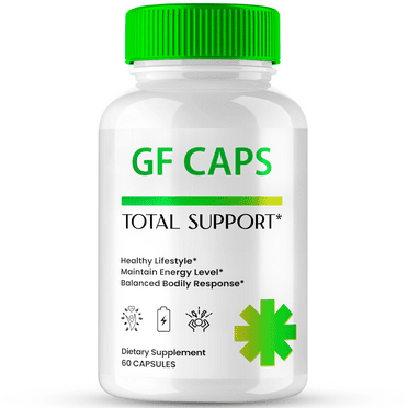 GF Caps Advanced Blood Formula Capsules, Official GF Caps Supplement Pills - Maximum Strength, All Natural Healthy Circulation & Stable Levels, Premium GFCaps Reviews (1 Pack)