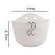 thumbnail image 2 of Maceta de resina plástica para colgar en la pared, colgante de balcón, verde, 2 of 5