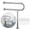 Chrome-24 Inch-1, variant on Toilet Safety Frame Black 24 Inch 1 Count Bathroom Support Rail