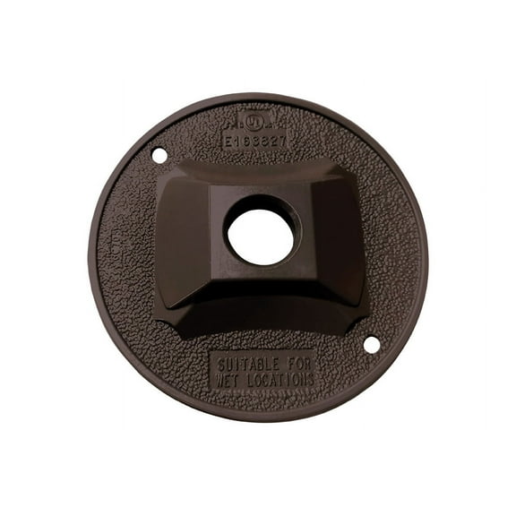 Sigma 14381BR 4.25 in. Bronze Round Outlet Box Cover