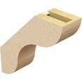 thumbnail image 5 of Ekena Millwork 3"W x 10"D x 10"H Carmel Rough Cedar Woodgrain TimberThane Knee Brace, Primed, 5 of 6