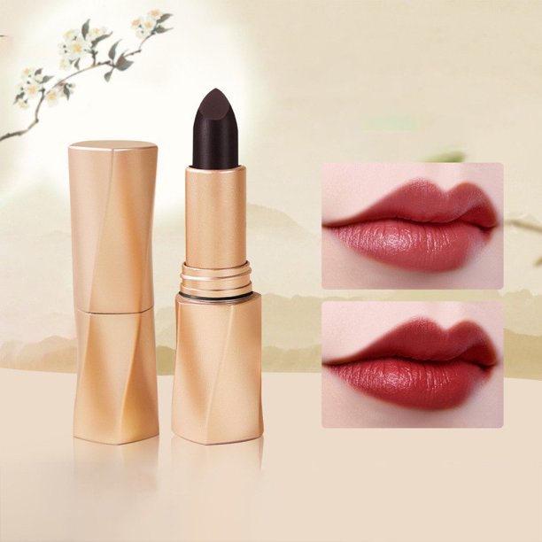 Pisexur Belleza Maquillaje Lápiz labial mate resistente al agua, pasta que reproduce el color, temperamento, maquillaje, fijación del lápiz labial.para mujeres y hombres