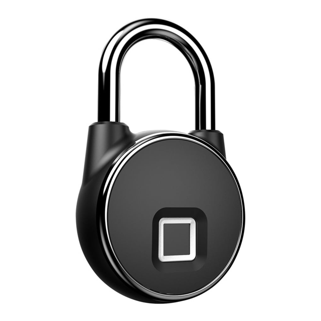 Smart Fingerprint Door Bag Lock Keyless Anti-theft Security Padlock Rechargeable 