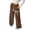 Brown, variant on PMVFHDE Girls Straight Leg Pants Classic Casual Trousers Comfortable Kids Bottoms Everyday Wear Versatile School Outfits Brick Red,10-11 Years