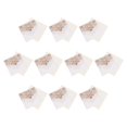 thumbnail image 1 of 10 piezas de tarjetas de invitación huecas para pleaños invitación de de matrimonio dulce, invitación de compromiso nupcial blanco Gloria Tarjetas de invitación para banquetes de boda, 1 of 9