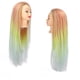 thumbnail image 5 of Cabeza de maniquí peluca degradada segura práctica de peinado de cabeza de muñeca de peluquería para peluquería para peluquería ANGGREK Otros, 5 of 8