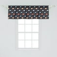 thumbnail image 2 of Ambesonne Vintage Window Valance, Brush Strokes Pattern with Different Colors Grunge Hand Drawn Retro Illustration, Curtain Valance for Kitchen Bedroom Decor with Rod Pocket, 54" X 18", Multicolor, 2 of 3