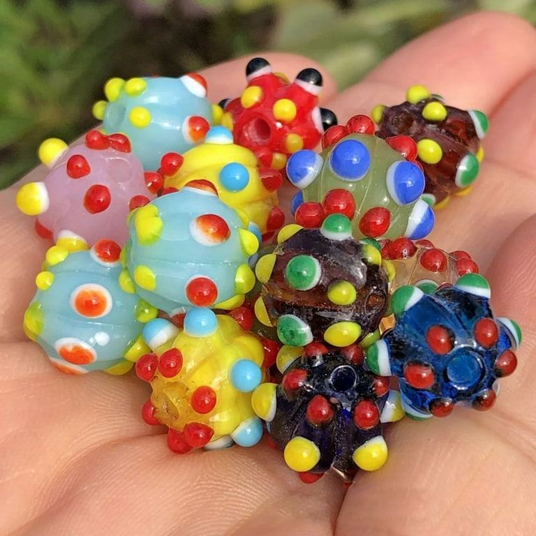 Bead spacers, Decorative Beads for Jewelry making, Decorative beads to  match Glass Beads