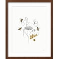 thumbnail image 2 of Art.com Bees and Botanicals V Art Print by Leah York, Brown Frame Wall Art, 17" x 21", 2 of 5