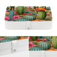 thumbnail image 4 of Cactus Portable PU Leather Jewelry Organizer Display Case with Removable Compartment, Earring Holder, and Jewelry Stand, 4 of 6