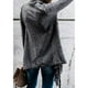 thumbnail image 4 of Suéter tipo poncho con flecos para mujer, cárdigan largo de punto, abrigo tipo suéter (XL), 4 of 5