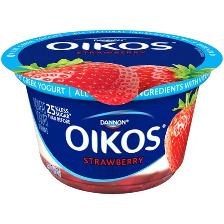 Oikos Strawberry Nonfat Greek Yogurt, 5.3 oz