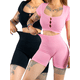 thumbnail image 1 of Set De Dos Conjunto Deportivo Unitalla Casual Mujer Short y Blusa Stretch Comodidad y Estilo, 1 of 5