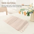 thumbnail image 4 of Farmhouse Table Runner, Vintage Rustic Table Runner, Cotton Braided Coffee Table Runner, Beige Woven Table Runner, 4 of 9