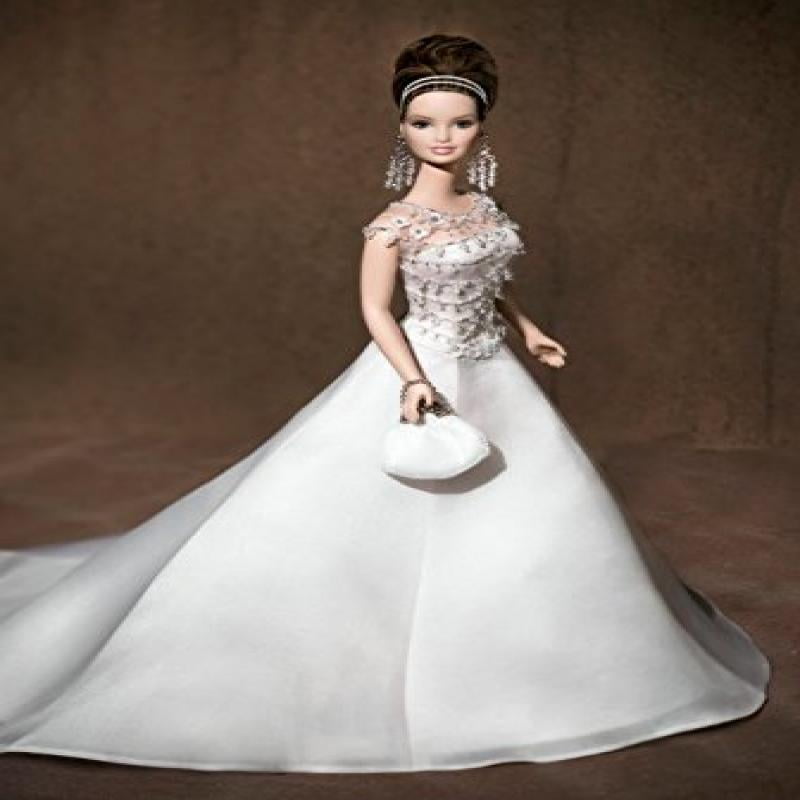 Badgley Mischka Bride Barbie Doll Collectible Limited Edition Golde Label