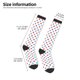 thumbnail image 2 of Balery Red Blue Polka Dots Calcetines novedosos Calcetines deportivos Calcetines hasta la rodilla Calcetines de algodón Calcetines originales y geniales, 2 of 6