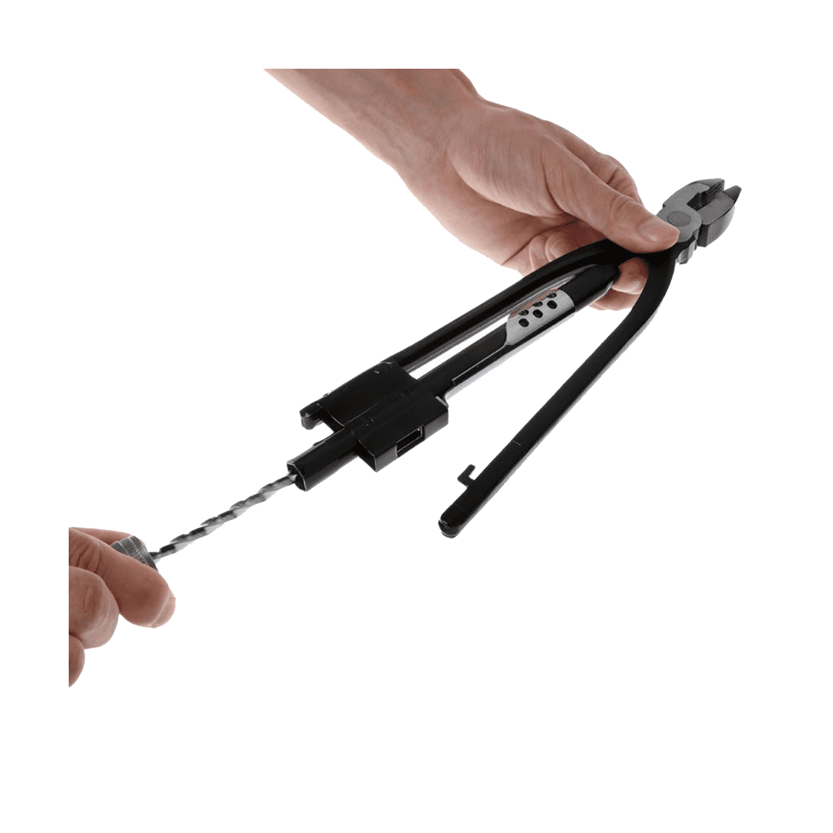 6" Reversible Safety Wire Pliers - Locking Jaws, Spring Return, For Auto & Aircraft Maintenance (Cuts .041" Wire)
