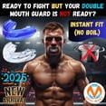 thumbnail image 2 of Protector Bucal Oral Mart para Aparatos, Doble Transparente para Deportes, 2 of 7
