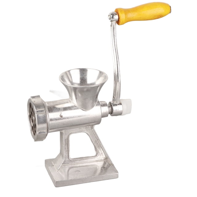 Manual Meat Grinder, Stainless Steel Household Meat Mincer, Convenient Hand Crank Meat Grinder, for Grind Meat Kitchen Cooking Household