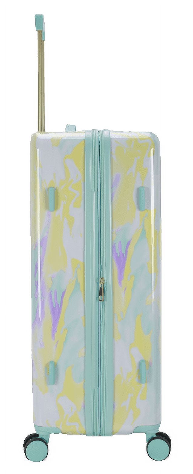 ABS Plastic 28-inch Hard Side Checked Luggage in Tie Dye Print, Walmart Exclusive, All Ages