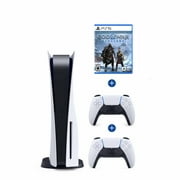 Console PlayStation 5 PLUS manette sans fil PlayStation 5 DualSense™ supplémentaire – Pack White and God of War™ Ragnarök (PS5)
