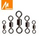 thumbnail image 2 of MEREDITH 50 unids/lote, tamaños giratorios de pesca, conector sólido, rodamiento de bolas, giros de pesca a presión, cuentas de acero inoxidable rodantes Tan Jianjun unisex, 2 of 2