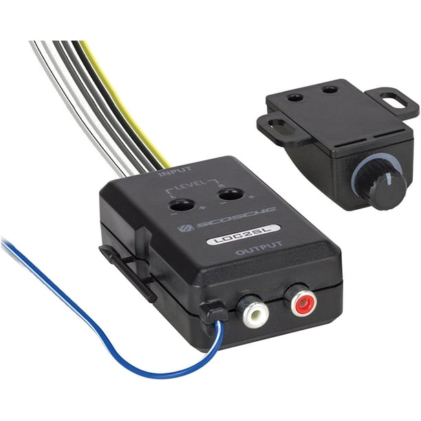 SCOSCHE LOC2SL Line Out Converter with Bass Control Walmart