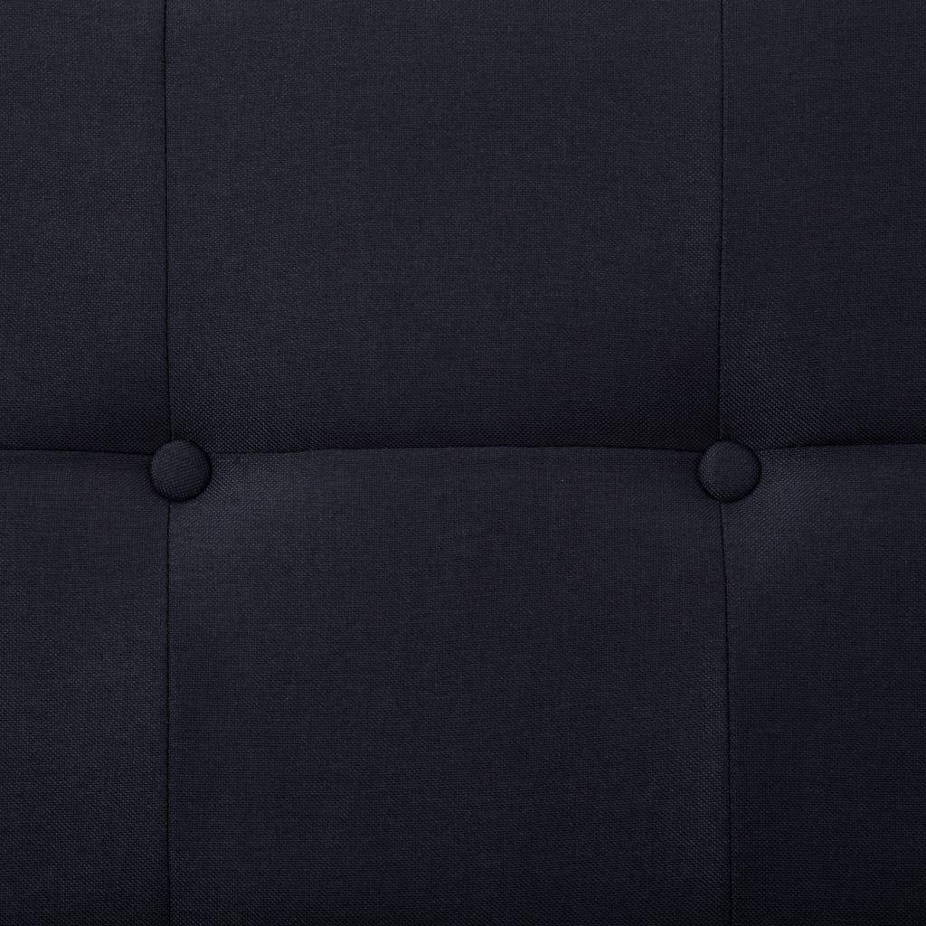Kepooman Home Convertible Faux Leather Sofa Bed with Armrest for Living Room, Black Kepooman Home Convertible Faux Leather Sofa Bed with Armrest for Living Room, Black