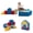 Blue, variant on SAETSFEG 7-Piece Toddler Climbing Toys with Ball Pit, Indoor Baby Foam Blocks, Kids Crawling Activity Soft Play Set, Red (Balls not Included)