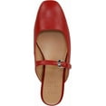thumbnail image 4 of Naturalizer Women's Apple Slip On Mary Jane Mule Red Smooth 8W, 4 of 5