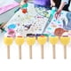 thumbnail image 2 of Reusable Easily Painting Brush, Sponge Paint Brush, Beginners Adults Travelers Art Hobbyists Friends For Art Students Children ANGGREK Paint Sponges, 2 of 8
