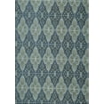 thumbnail image 1 of Ahgly Company Machine Washable Indoor Rectangle Transitional Dark Blue Grey Blue Area Rugs, 7' x 10', 1 of 7