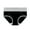 Black, variant on Matoen Women's Cotton Underwear Panties High Waist Full Coverage Soft Breathable Briefs
