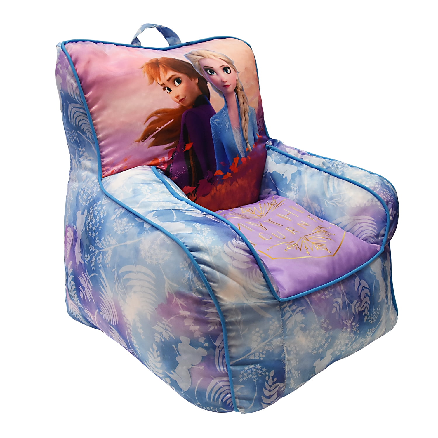 Disney Frozen 2 Element Bean Bag Filled Chair Seat Bed Play Room Elsa Anna Olaf 