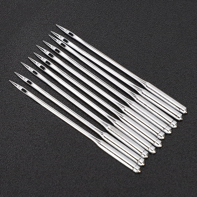 Practical Comfortable Steel Sewing Needle, Sewing Machine Needle, Sturdy for Fabrics Positioning DIY Sewing DIY Patch Work Sewing Decoration Clothing Cutting Type 11,Type 12,Type