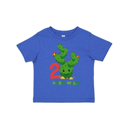 

Inktastic Cute Cactus 2nd Birthday Gift Toddler Boy or Toddler Girl T-Shirt