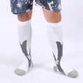 thumbnail image 4 of Outdoor Running Sports Breathable Nurses Athletic Compression Calf High Socks, 4 of 10