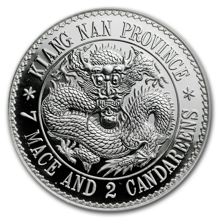 2020 China 1 kilo Silver Kiangnan Dragon Dollar Restrike (PU