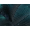 thumbnail image 4 of Ambesonne Space Quilted Bedspread Set 3 Pcs, Outer World Cosmos Moon, King Size, Petrol Blue, 4 of 5