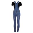 thumbnail image 3 of FashionMille Women Skinny Denim Overall, 3 of 5