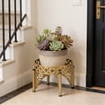 thumbnail image 4 of Wrought Iron Plants Stand | Floor-Standing Potted Plants Shelf | Flower Pot Rack for Home Decor | Indoor Outdoor Display Holder for Small Plants, Succulents, and Pothos, 4 of 6
