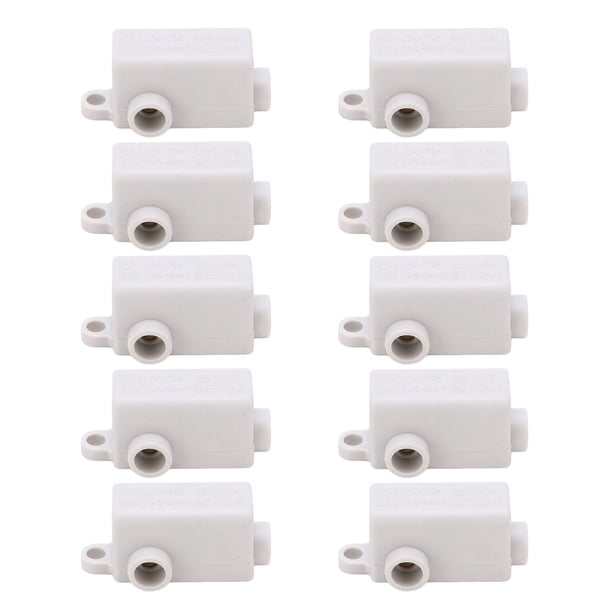 Conectores de cable A, 10 piezas ZK T06 Caja de conectores de conexiones en línea de cables Bloques de terminales rápidos Eficiencia maximizada