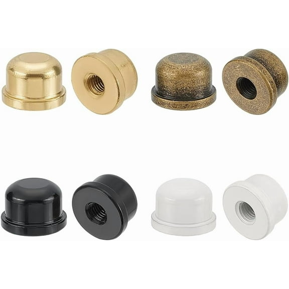 10 PCS 5 Color Solid Lamp Finials Tapped of Tops Lamp Accessories for Lamp Shade Holder Harp Lamp Finial Knob