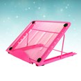 thumbnail image 4 of EeaseCA Adjustbale Notebook Bracket Support Steel Plastic Sprayed Portable Folding Computer Bracket Cooling Base Desktop Bracket Laptop Stand(Pink), 4 of 7