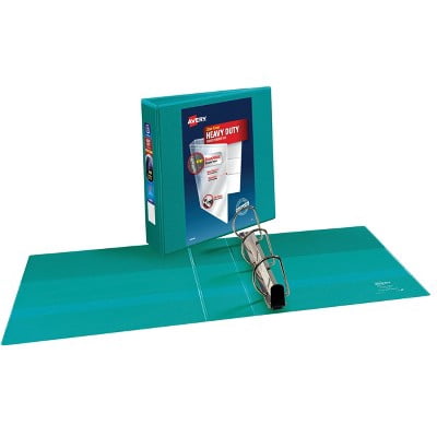 3" Rings 670 Sheet Capacity Heavy Duty View Binder - Green: Polypropylene, 4 Pockets, D Rings