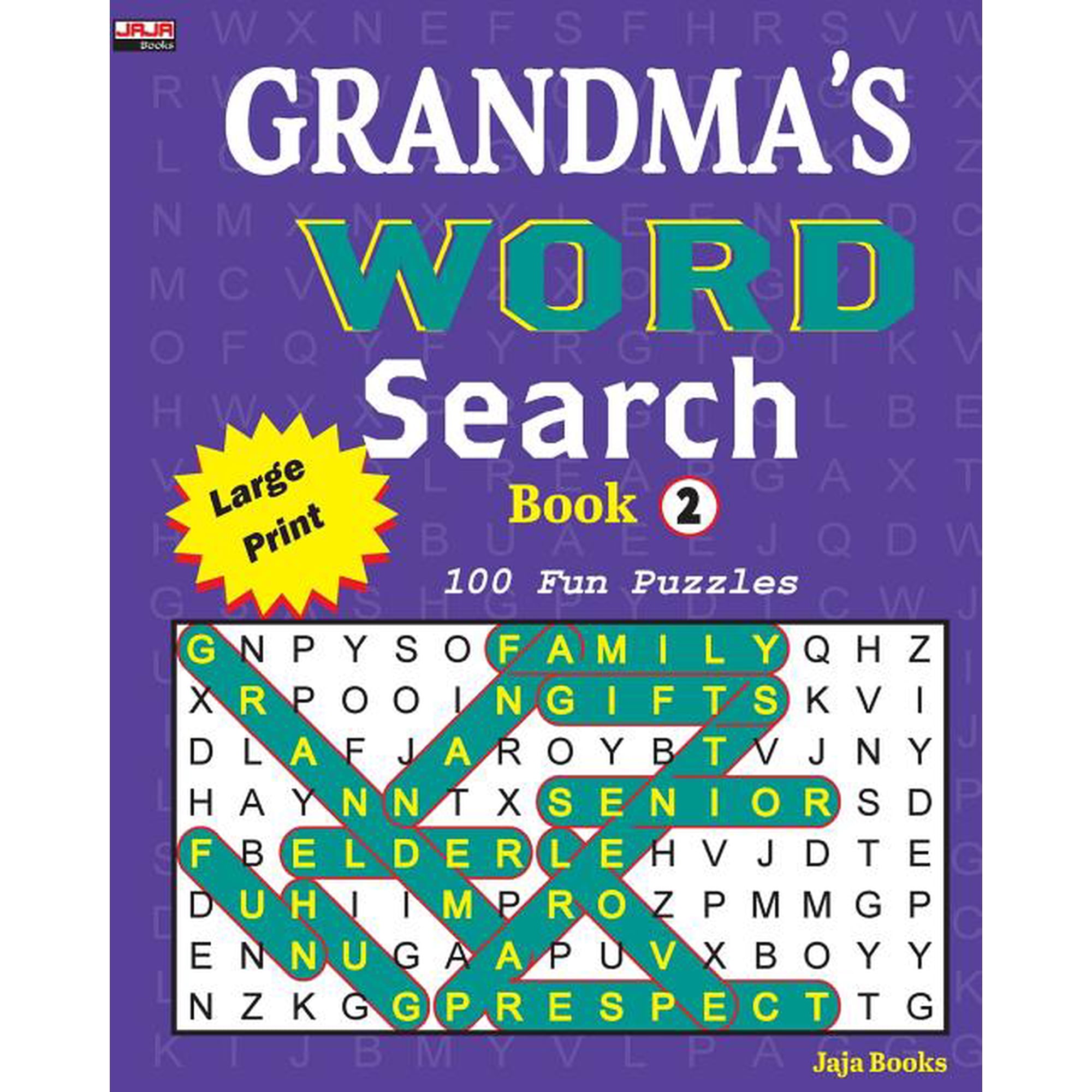 Grandma s Word Search Book GRANDMA S WORD Search Book 2 Book 2 (Paperback)