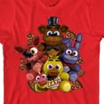 thumbnail image 2 of Five Nights At Freddy's Plush Characters Group Short Youth Re Crew Neck Short Sleeve T-shirt - Medium, 2 of 4