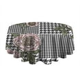 thumbnail image 5 of Pioneer Flower Round Tablecloth 60" X 60",Wrinkle Wipeable Table Cloth for Kitchen Dining Room Picnic Patio Party, 5 of 6